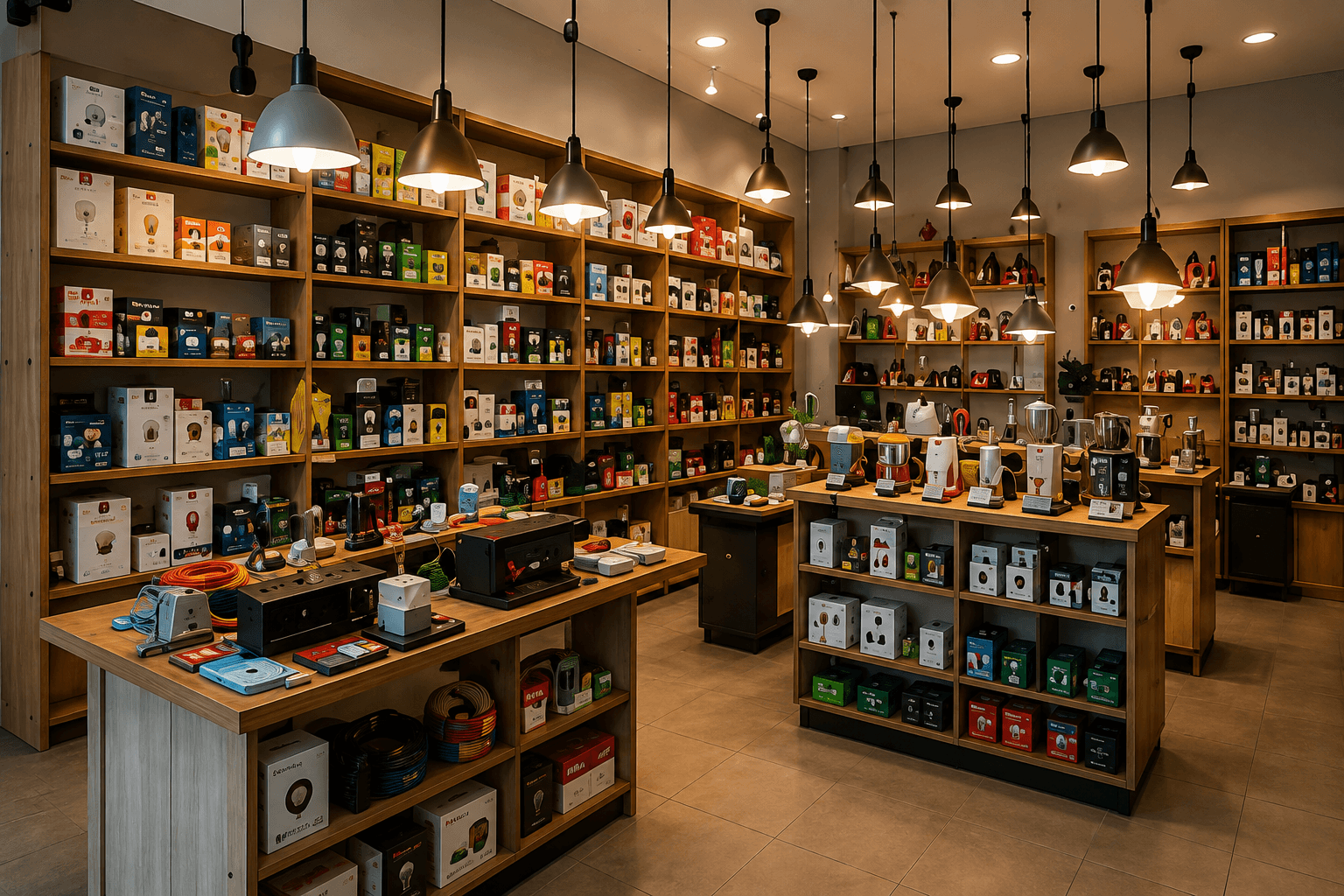 Verma Electricals Store Interior - Khurdahi Bazar Lucknow